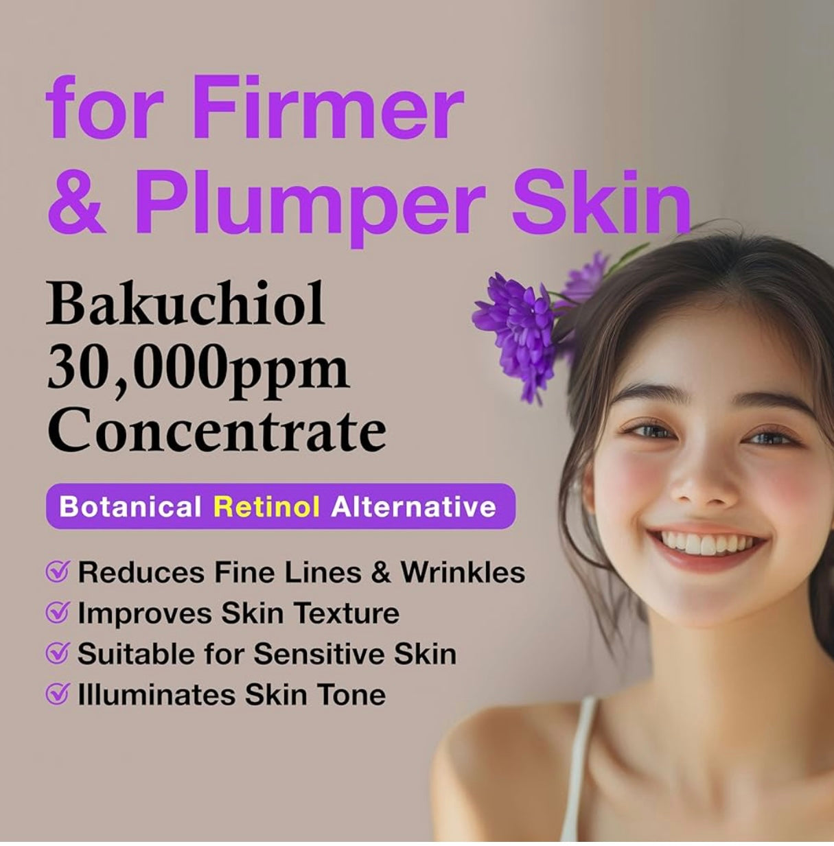 Gentle Bakuchiol Anti-Aging Serum